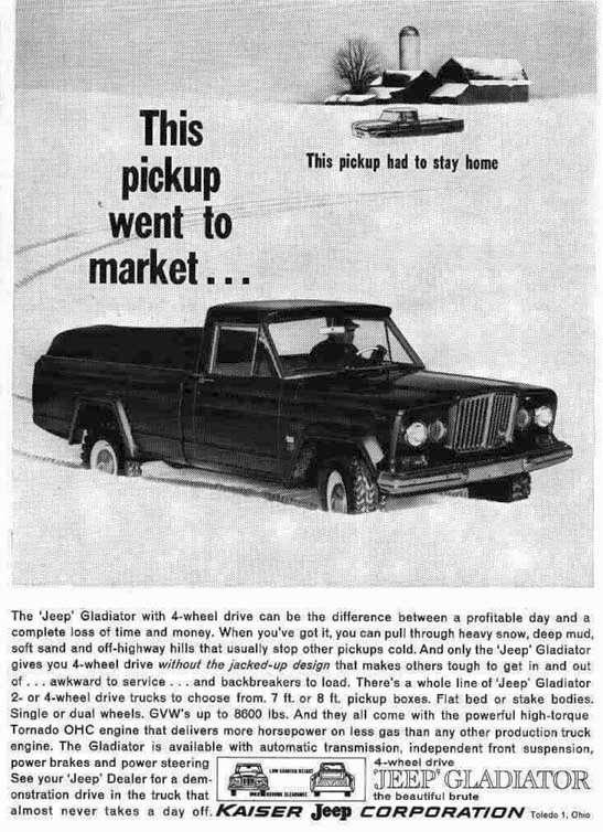 1964 Jeep Auto Advertising